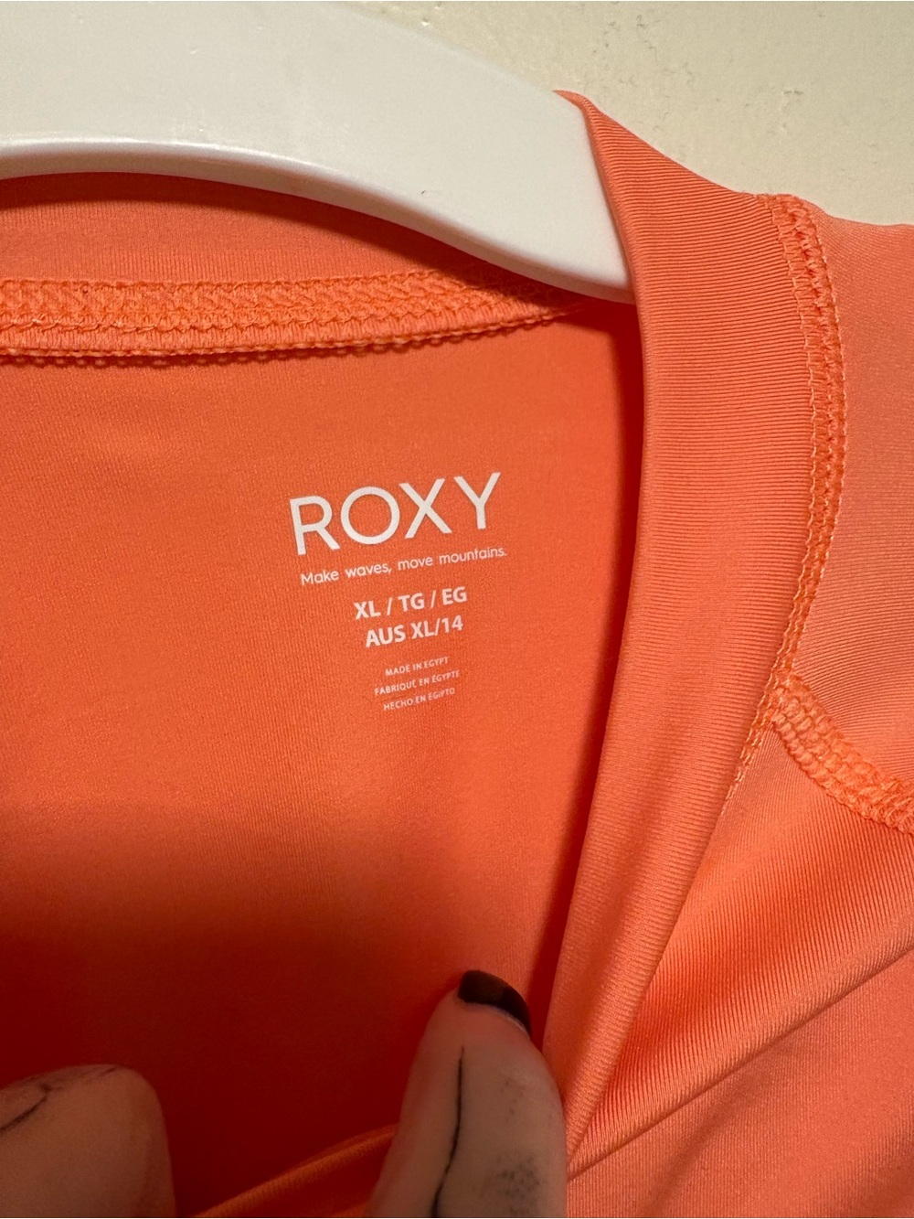 Roxy Coral Short Sleeve Rash Guard with White Logo - Picture 4 of 4